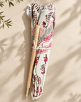 Pink Jaipur Motif Wooden Parasol