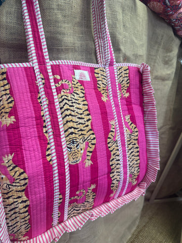 Hot Pink Tibetan Tiger Frill