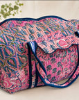 Pink Patchwork Weekender