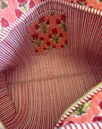 Peach Boota Large Tote
