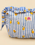 The Lemon Stripe Hair Tool Bag