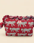 The Burgundy Tiger Hair Tool Bag