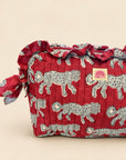 The Burgundy Tiger Hair Tool Bag