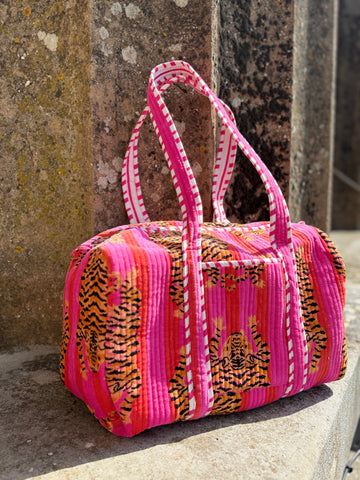 Pink Prowl Tiger Duffle Bag image 0