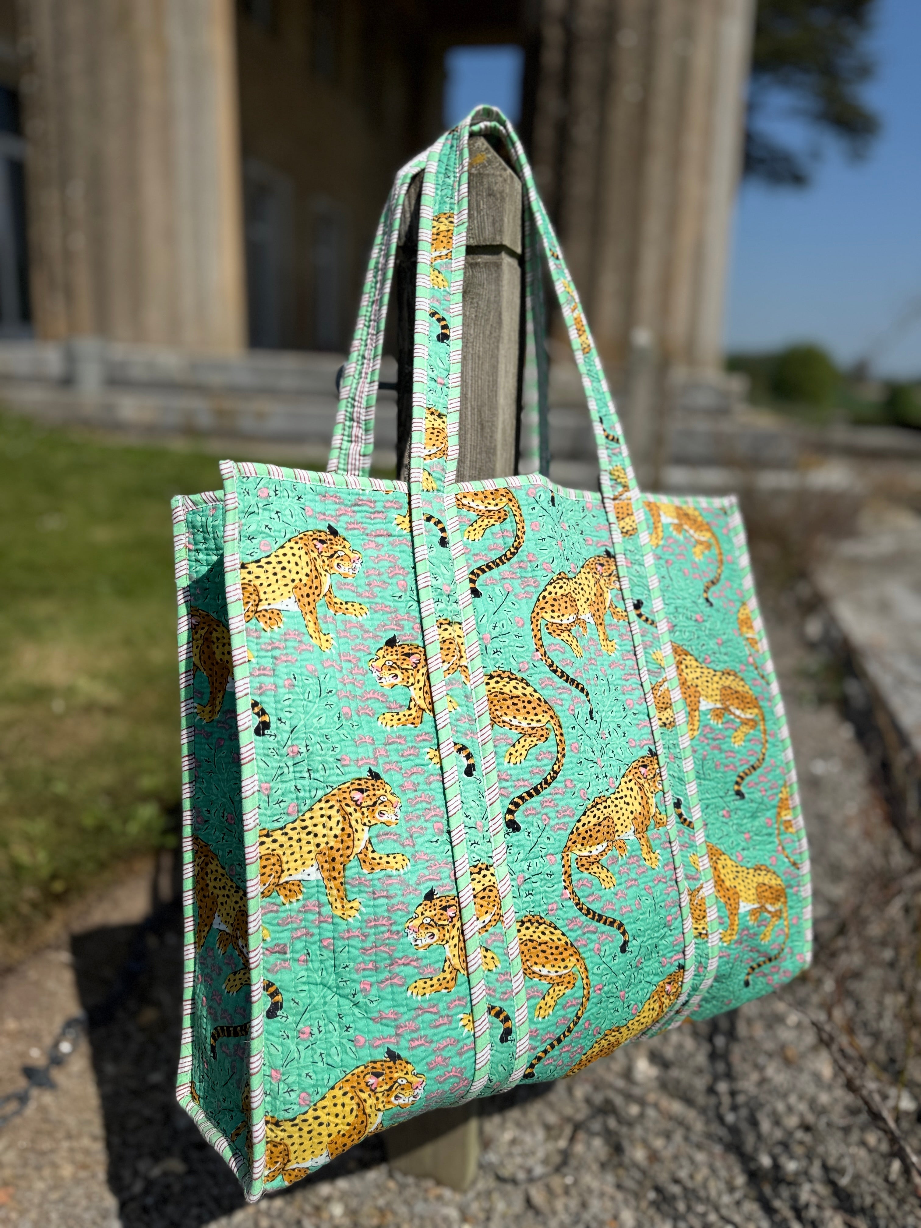 Leela Leopard Reversible Tote  image 0