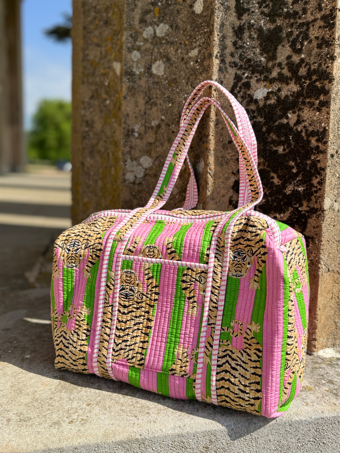 Pink Power Cat Duffle Bag image 0