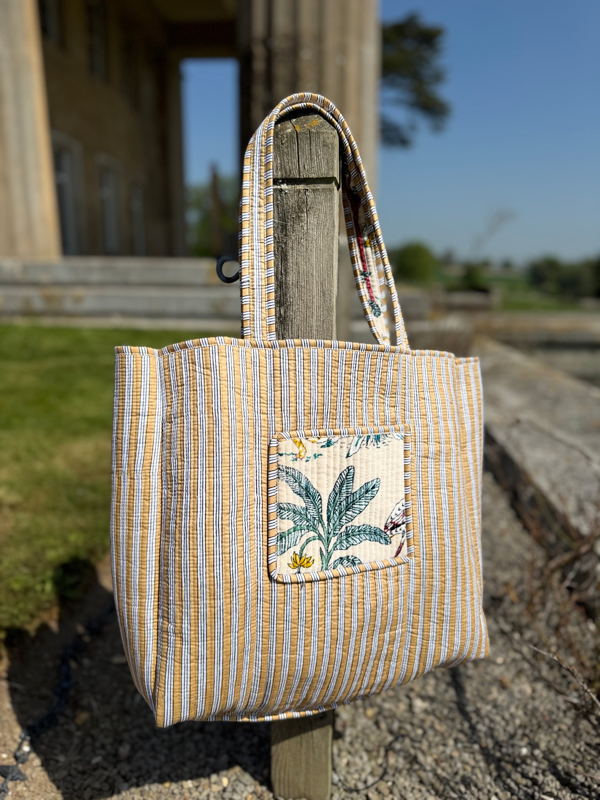 Toucan Tango Velvet Reversible Tote image 1