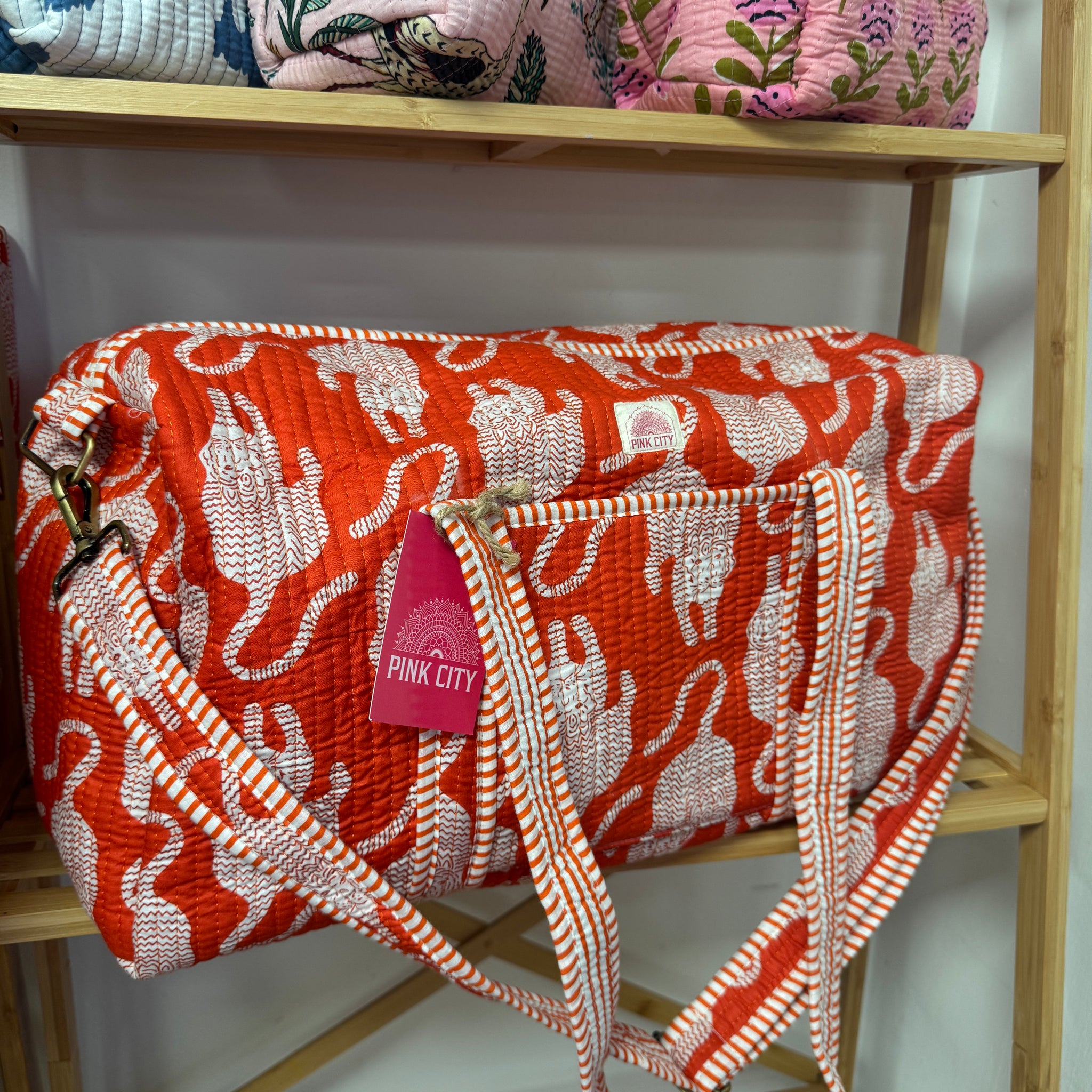 Orange Tiger Weekend Bag image 0