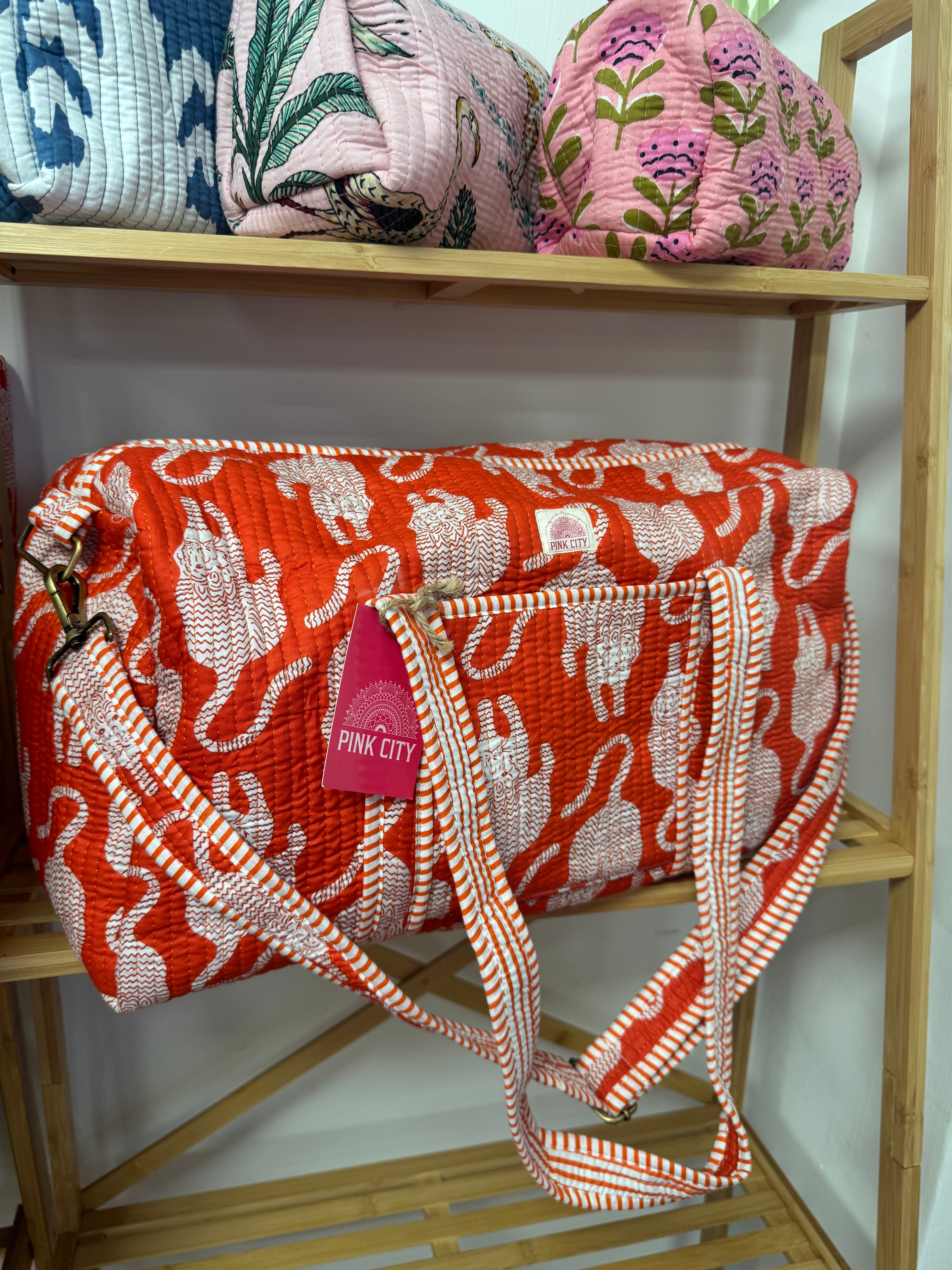 Orange Tiger Weekend Bag image 0