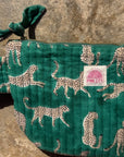 Green Leopard Crossbody Bag