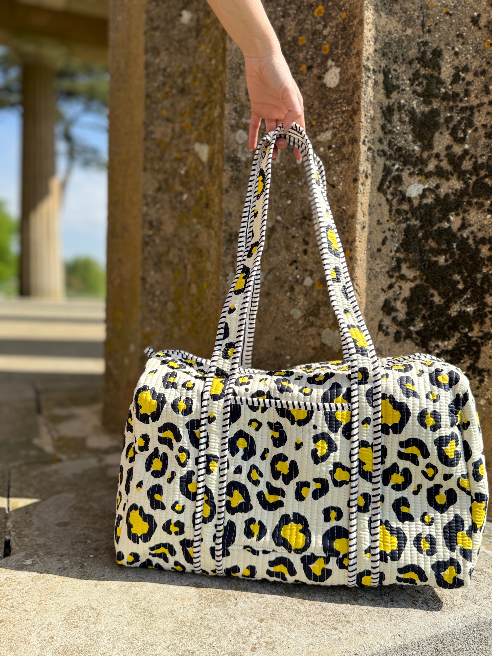 Electric Leopard Duffle Bag image 1