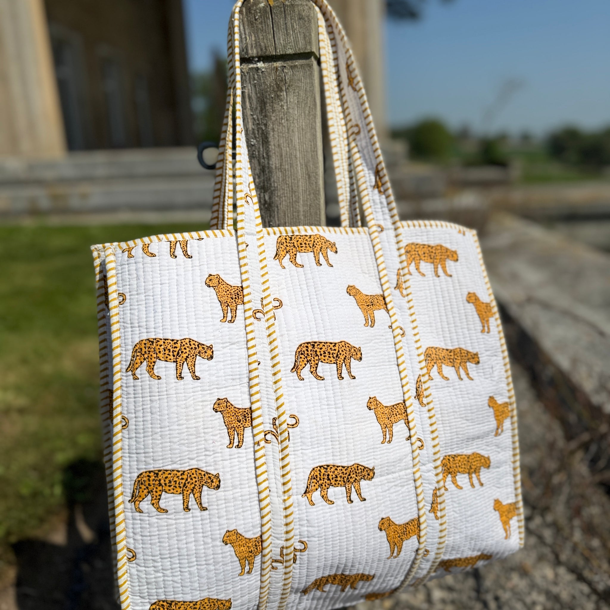 Leopard Luxe Reversible Tote image 0