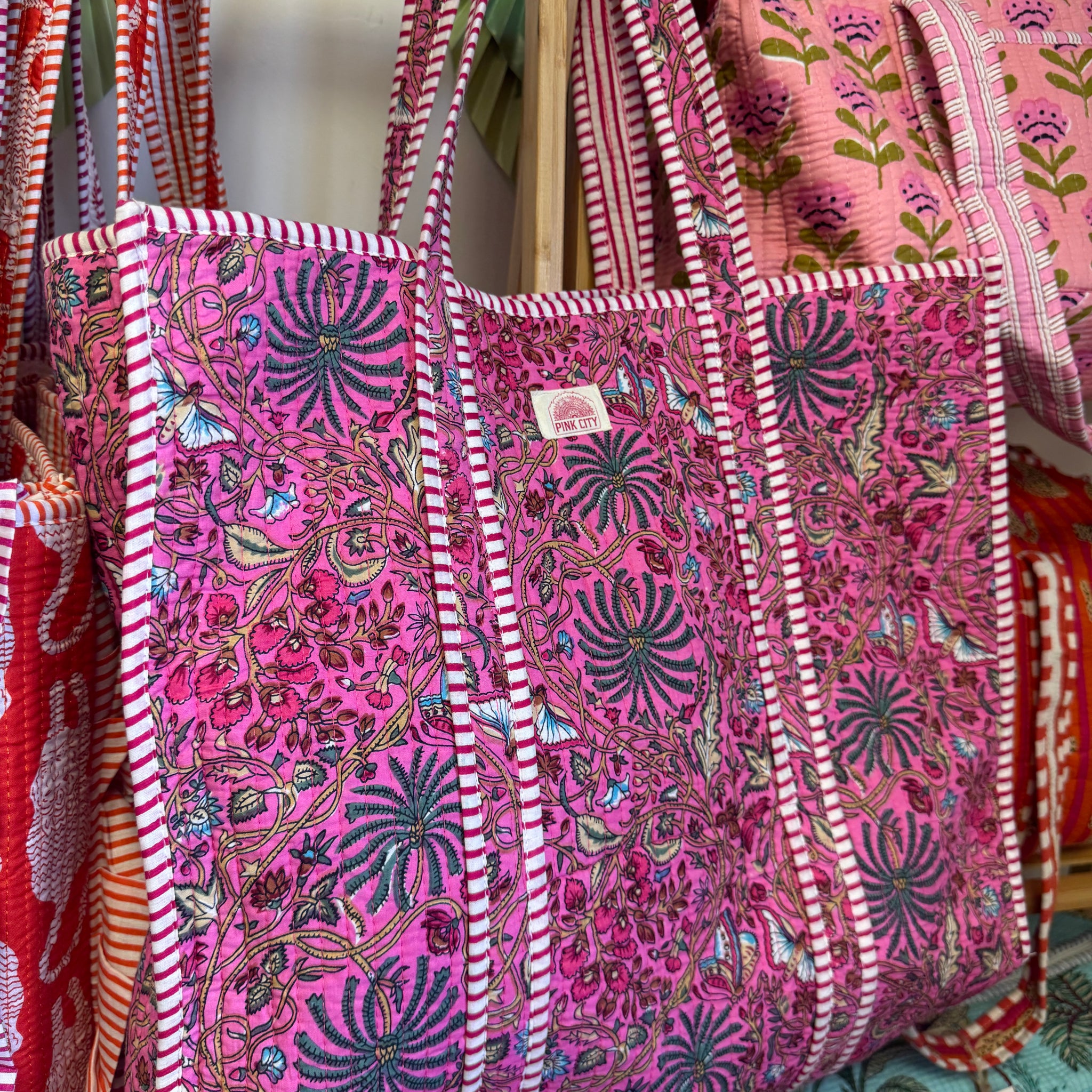 Songbird Pink Tote image 0