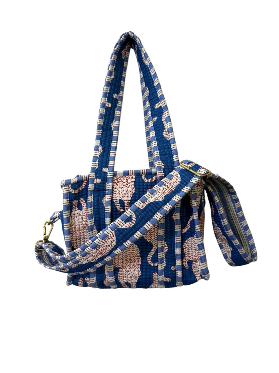 MINI TOTE Blue Tiger  image 0