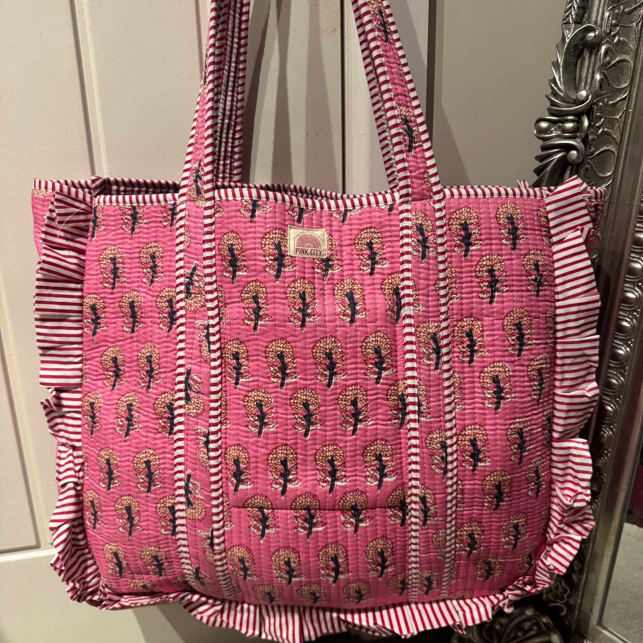 Jaipur Bloom Frill Tote  image 0