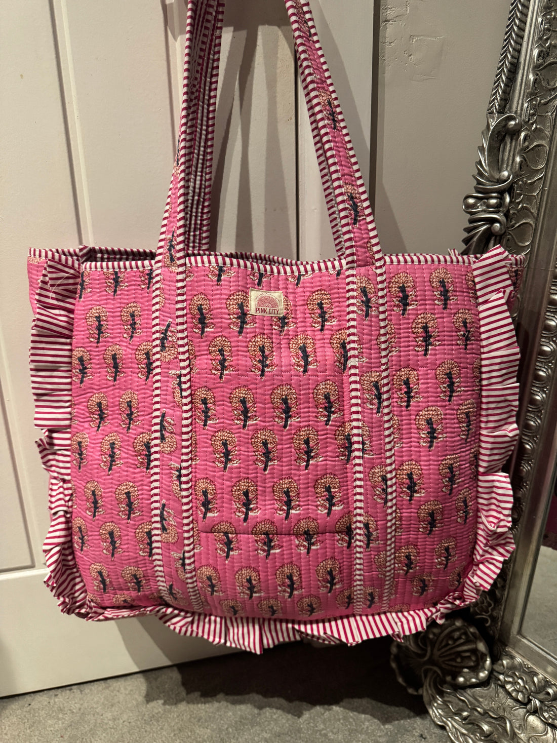 Jaipur Bloom Frill Tote  image 0