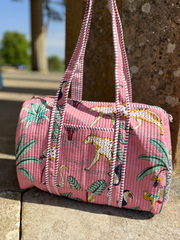 Pink Jungle Duffle Bag image 0