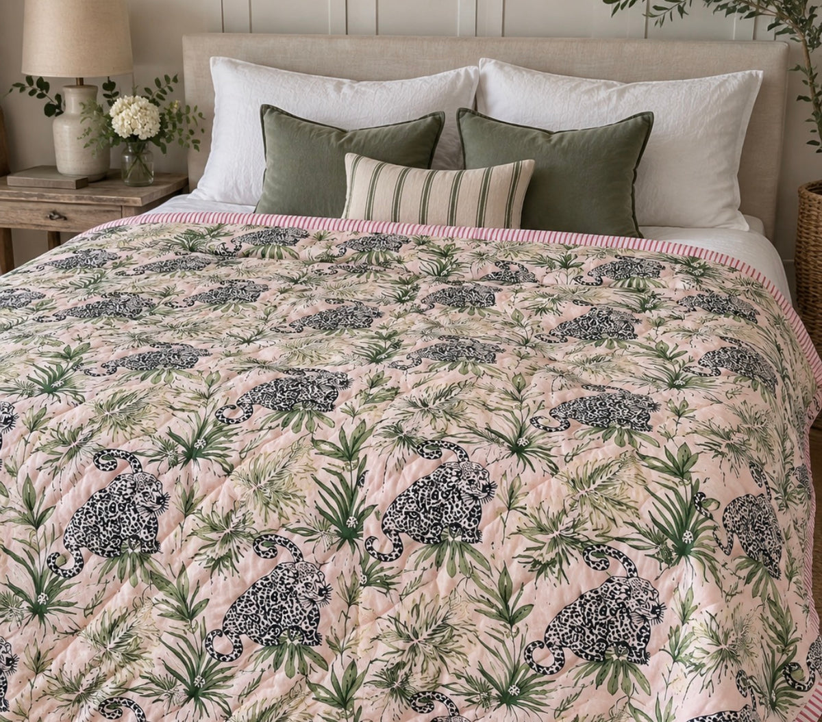 Pink Cheetah King Size Blanket