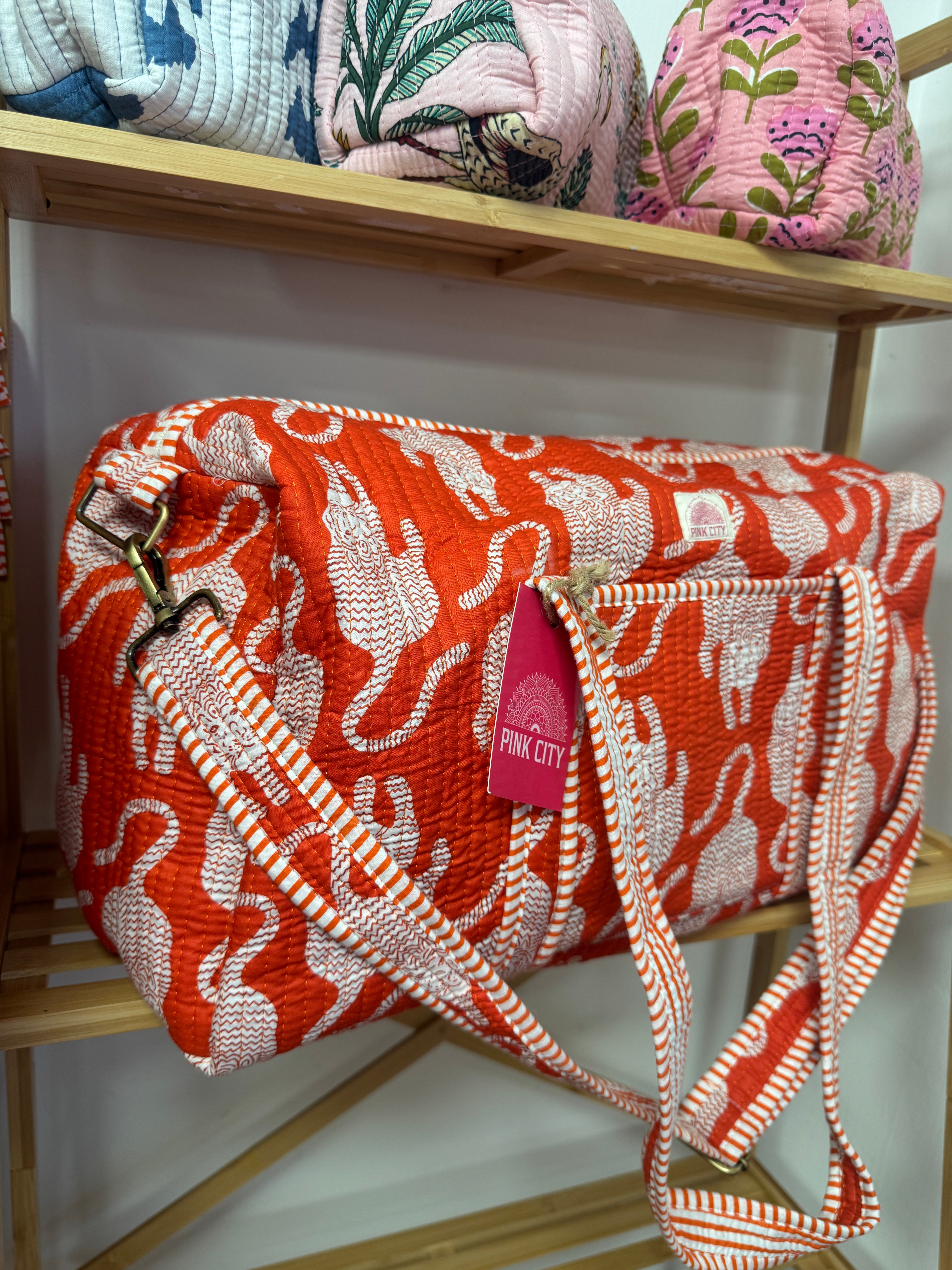 Orange Tiger Weekend Bag image 1