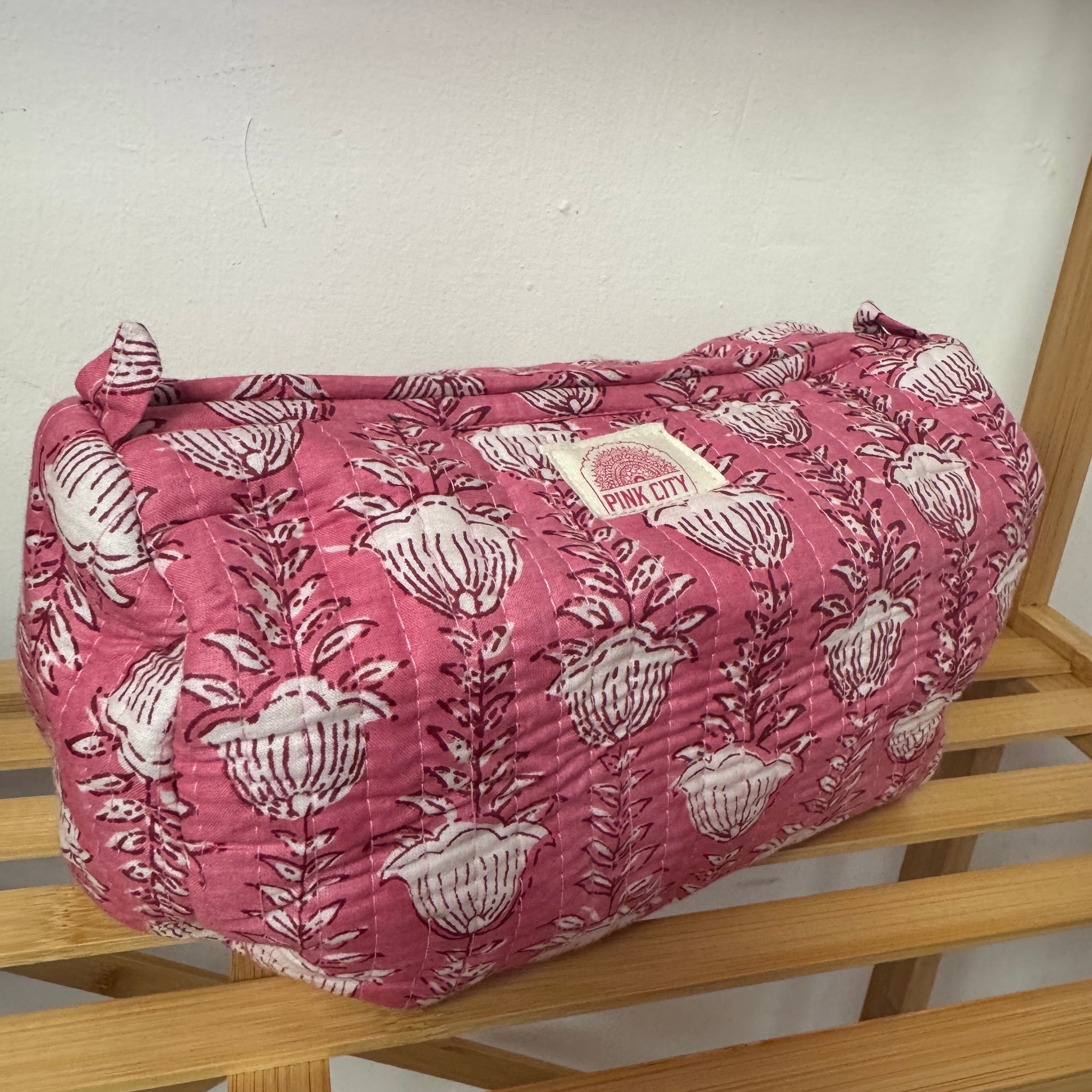 Blush Floral Set of 3 Washbag image 0