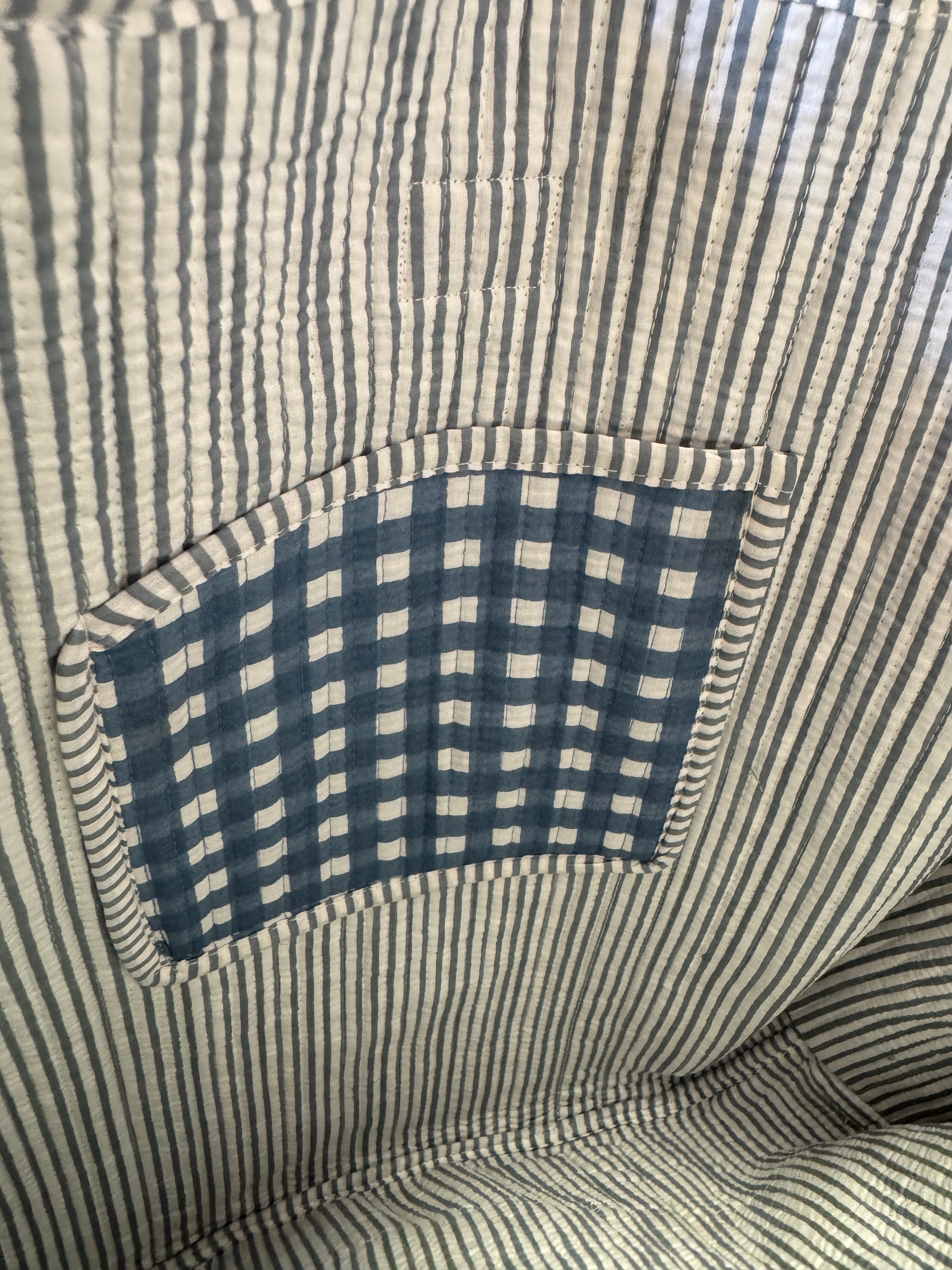 Gingham Blue Tote image 1