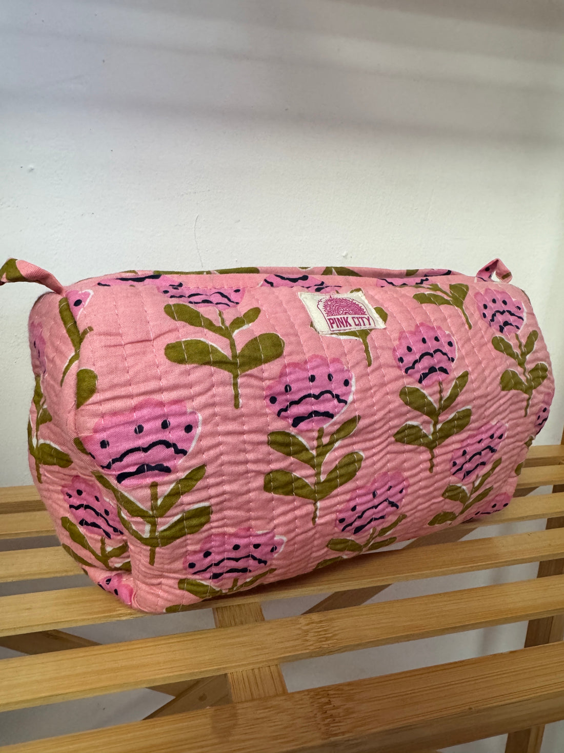 Poppy Pink set of 3 washbags  image 0