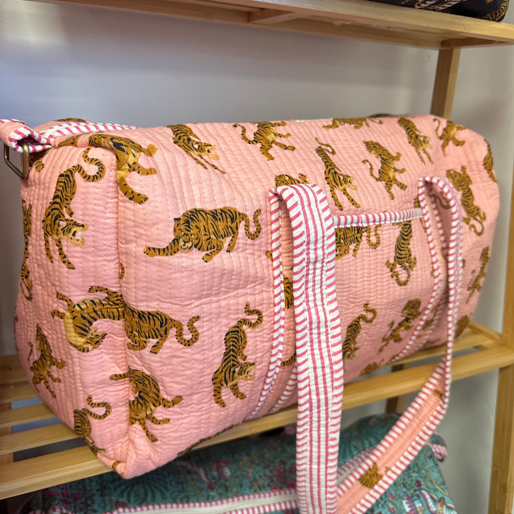Pink Leopard Weekend Bag