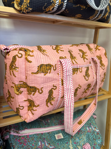 Pink Leopard Weekend Bag