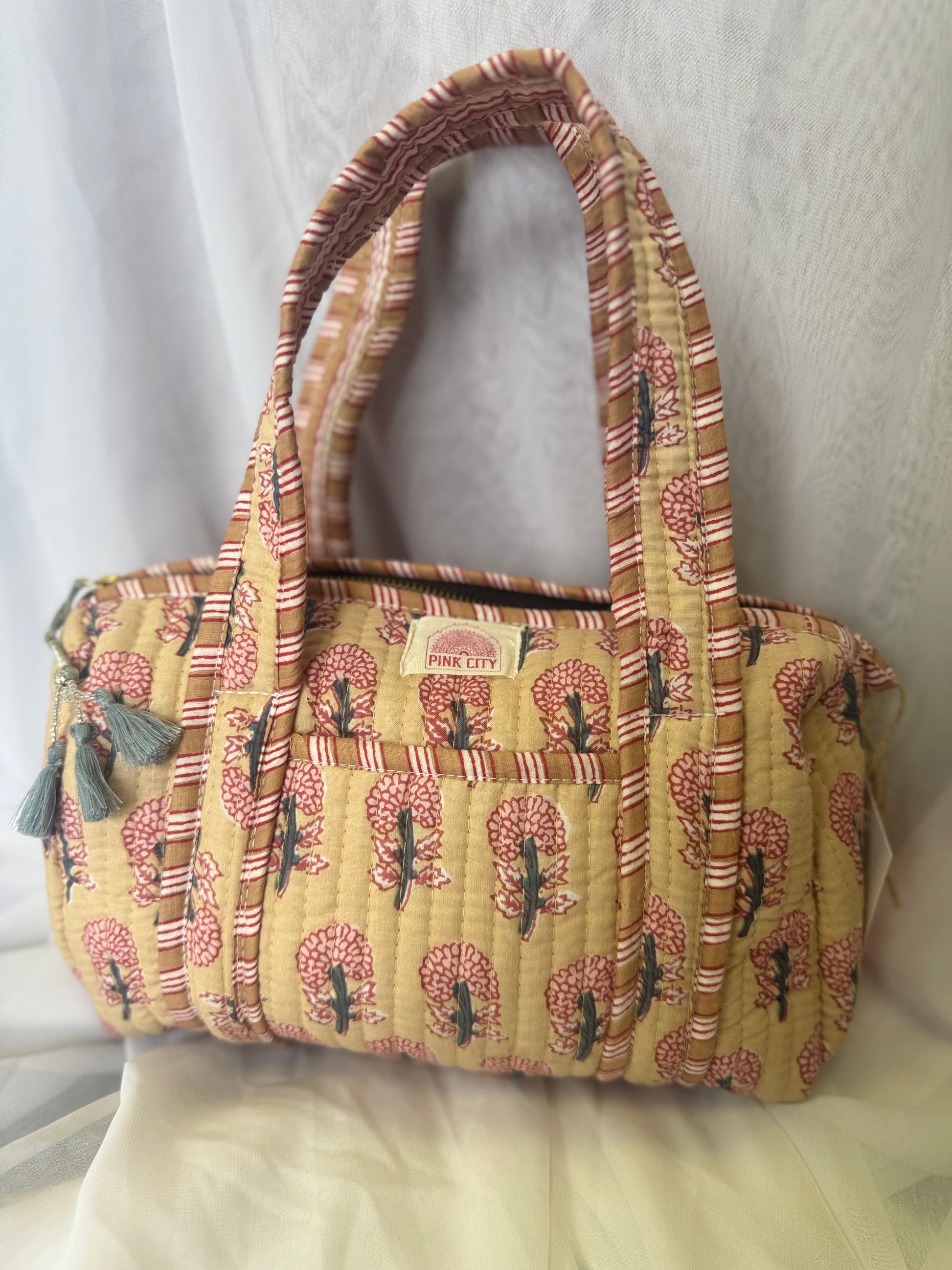 Mini Duffle - Beige Floral  image 2