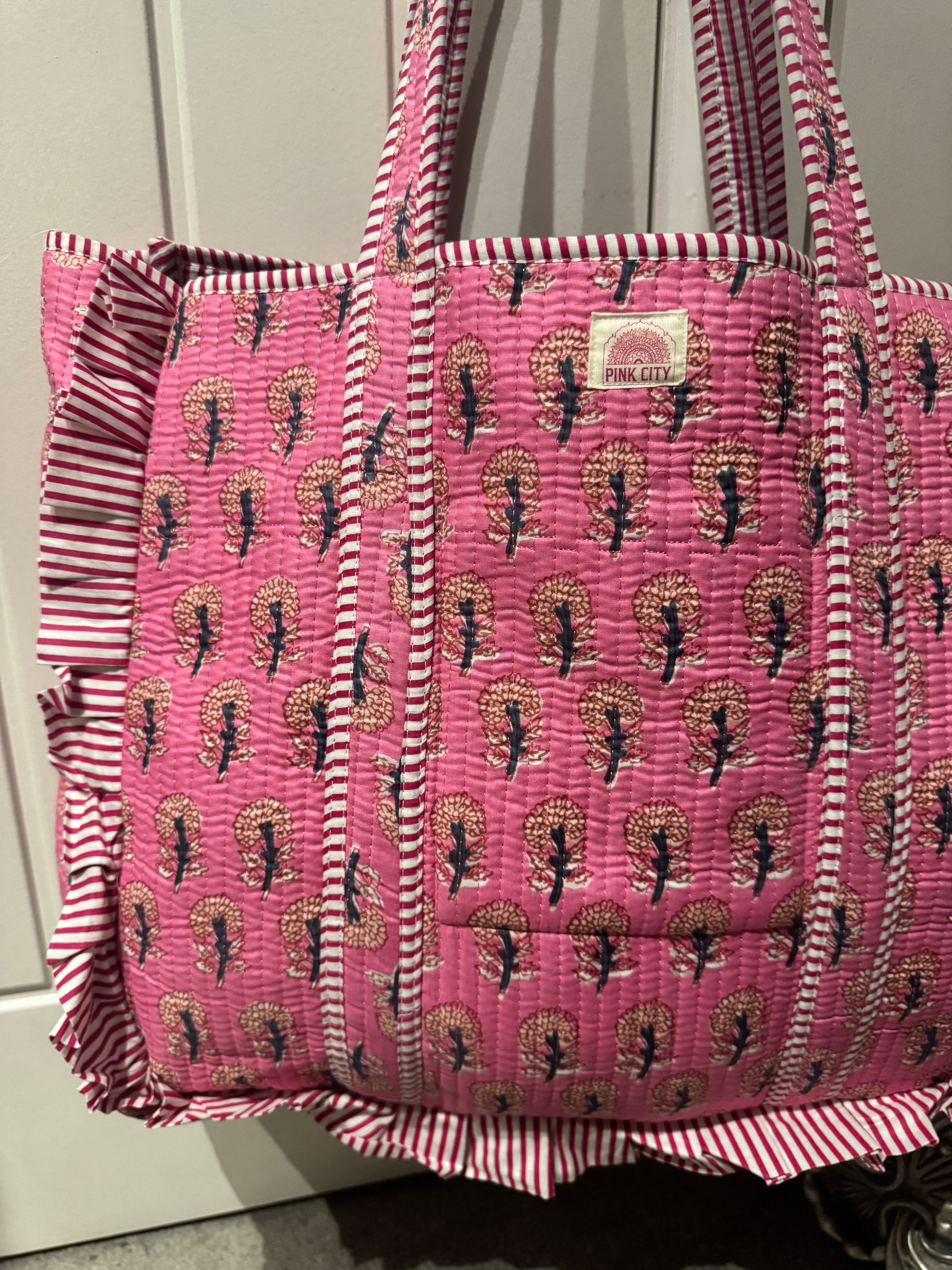 Jaipur Bloom Frill Tote  image 1