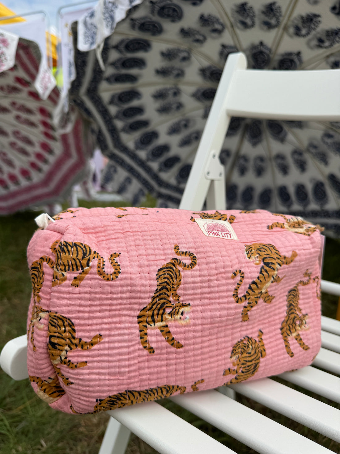 Pink Leopard set of 3 washbag image 0