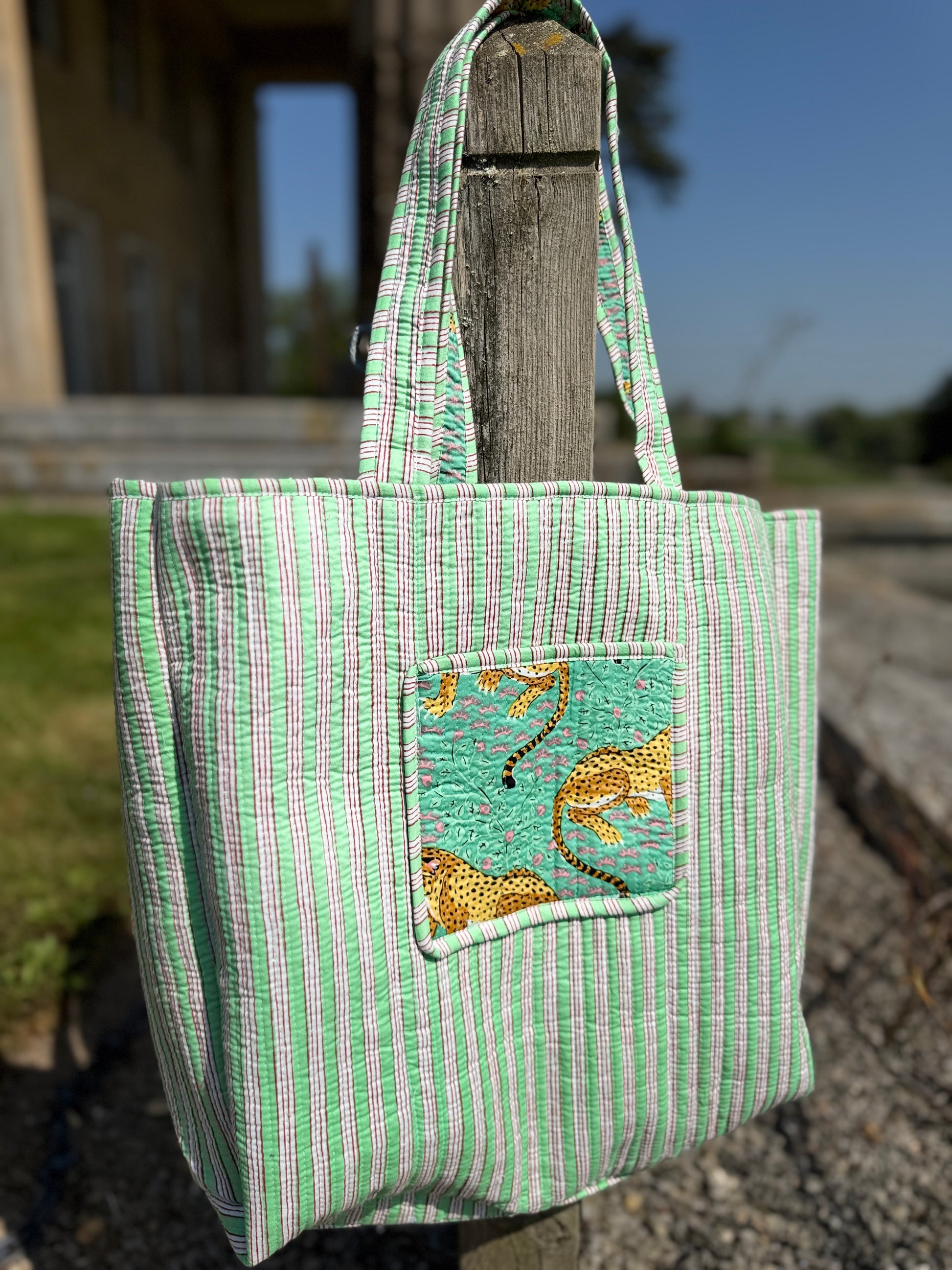 Leela Leopard Reversible Tote  image 1