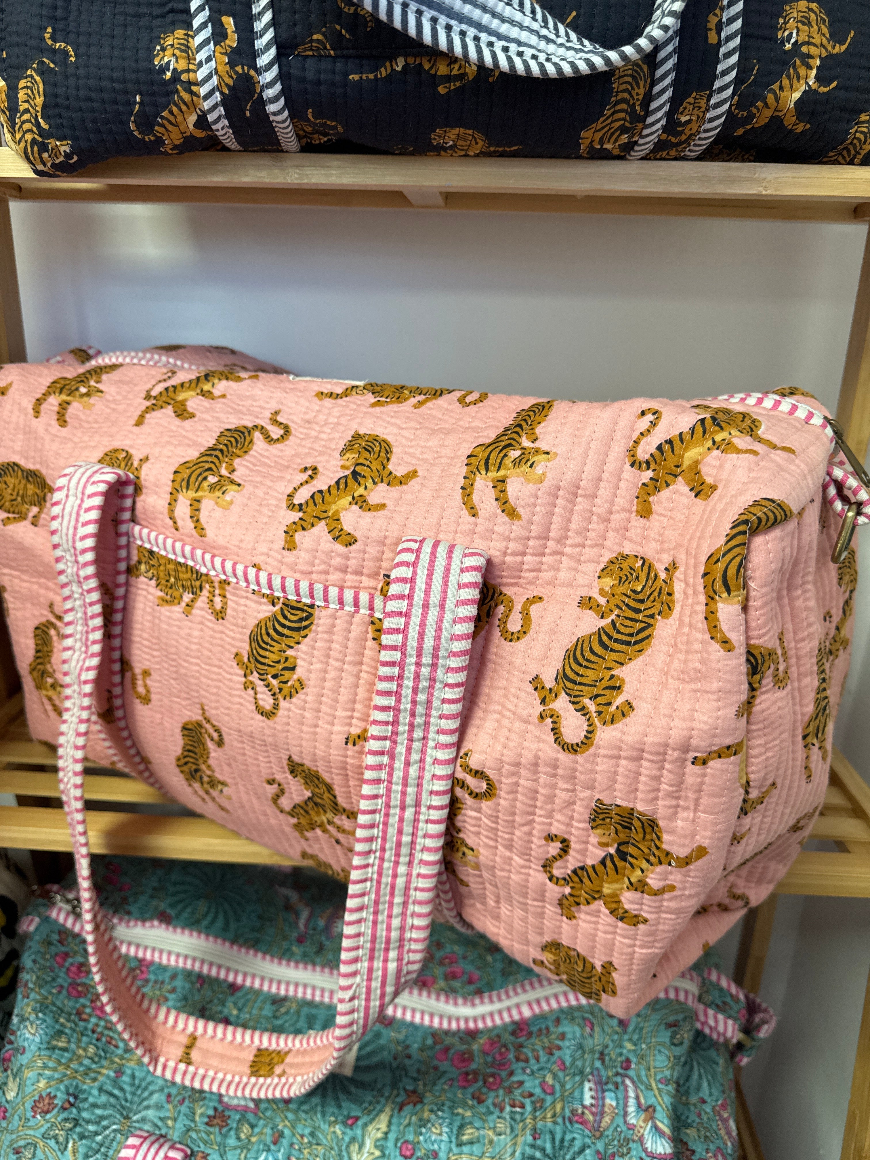 Pink Leopard Weekend Bag