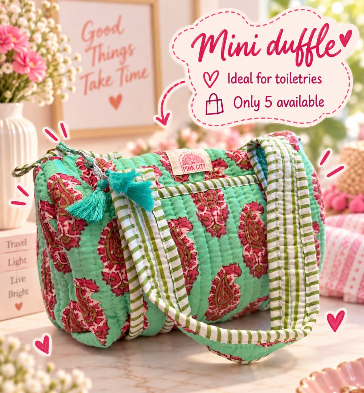 Mini Duffle Floral