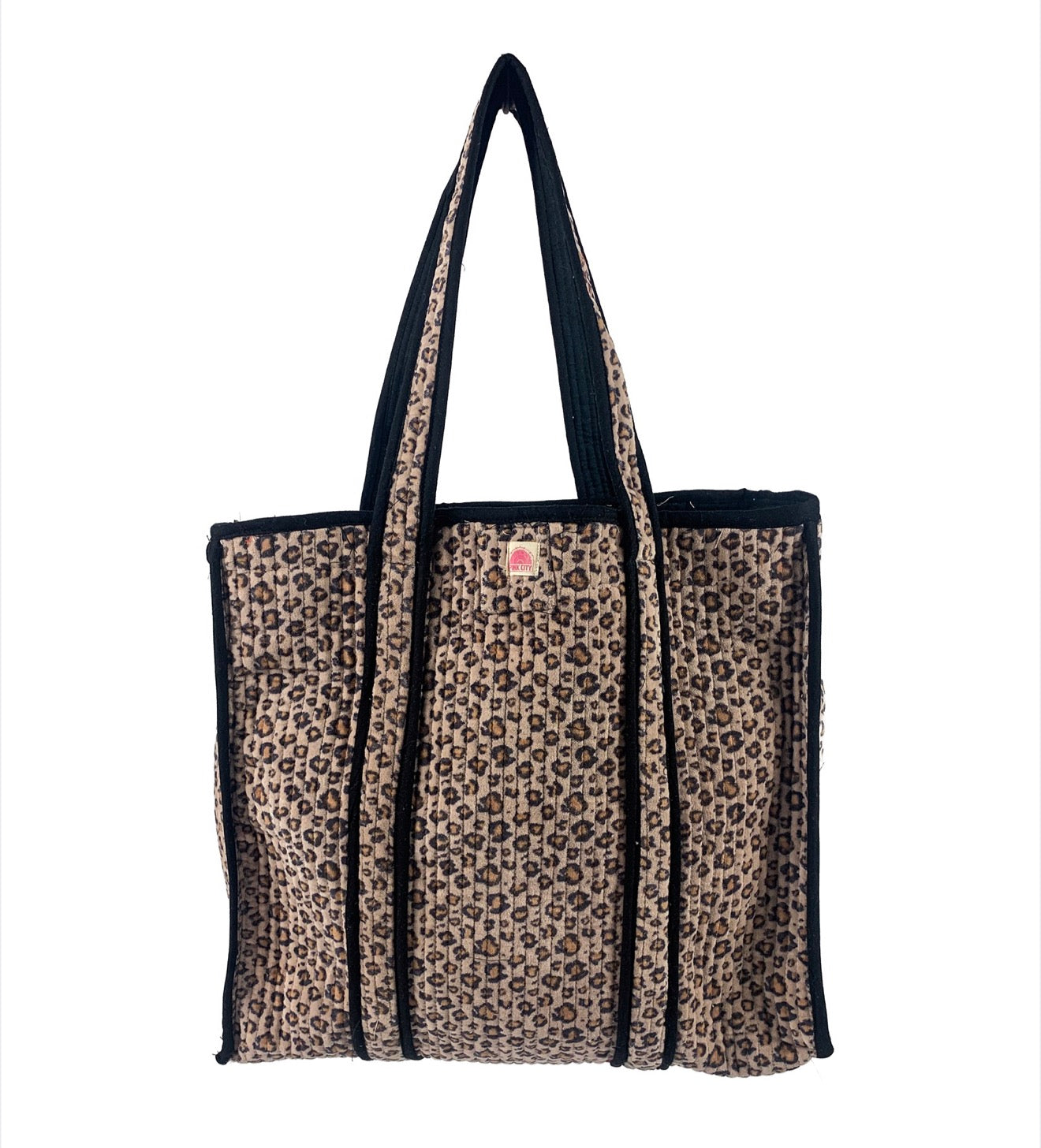 Velvet Leopard Tote Bag