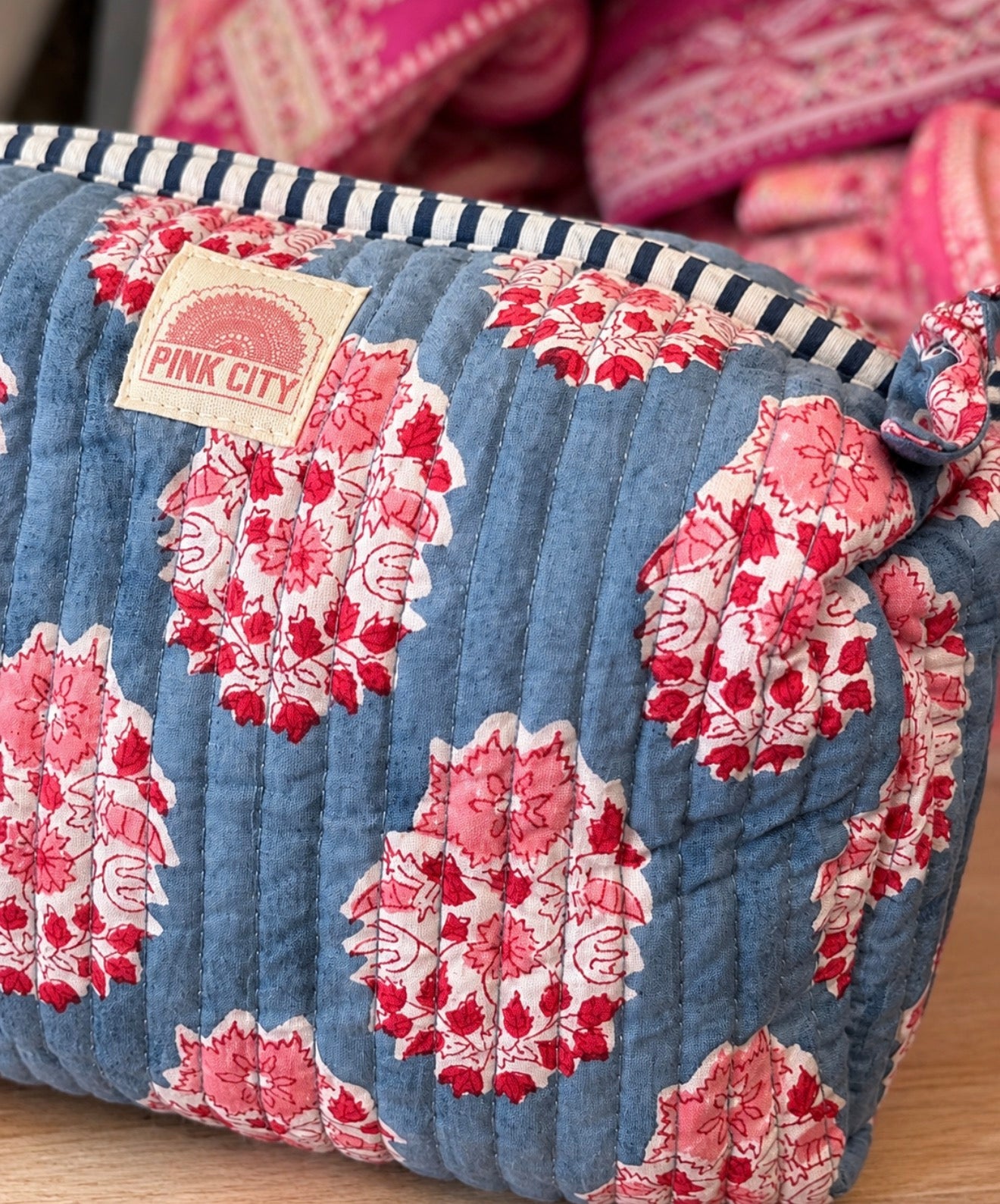 Blue Boota Set Of 3 Washbags