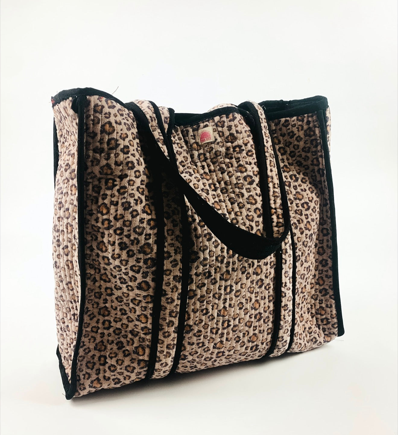 Velvet Leopard Tote Bag