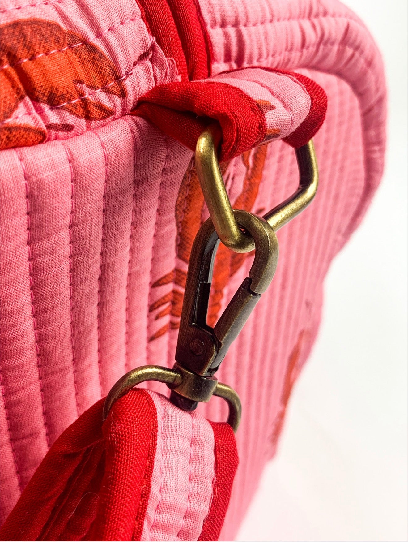 Pink Lobster Weekend Bag