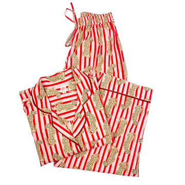 Pink & Red Cheetah Pyjamas