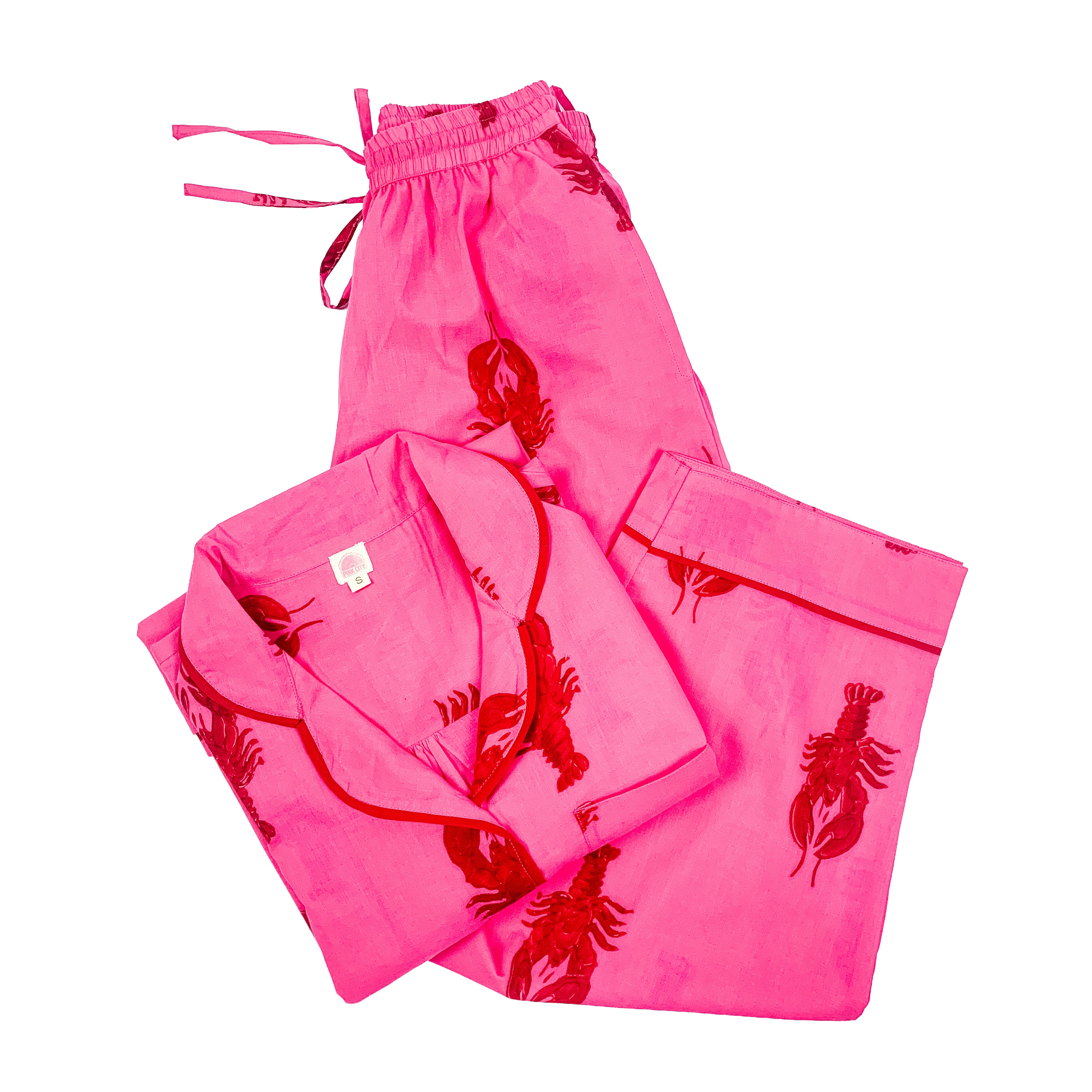 PRE ORDER Hot Pink and Red Lobster Pyjamas