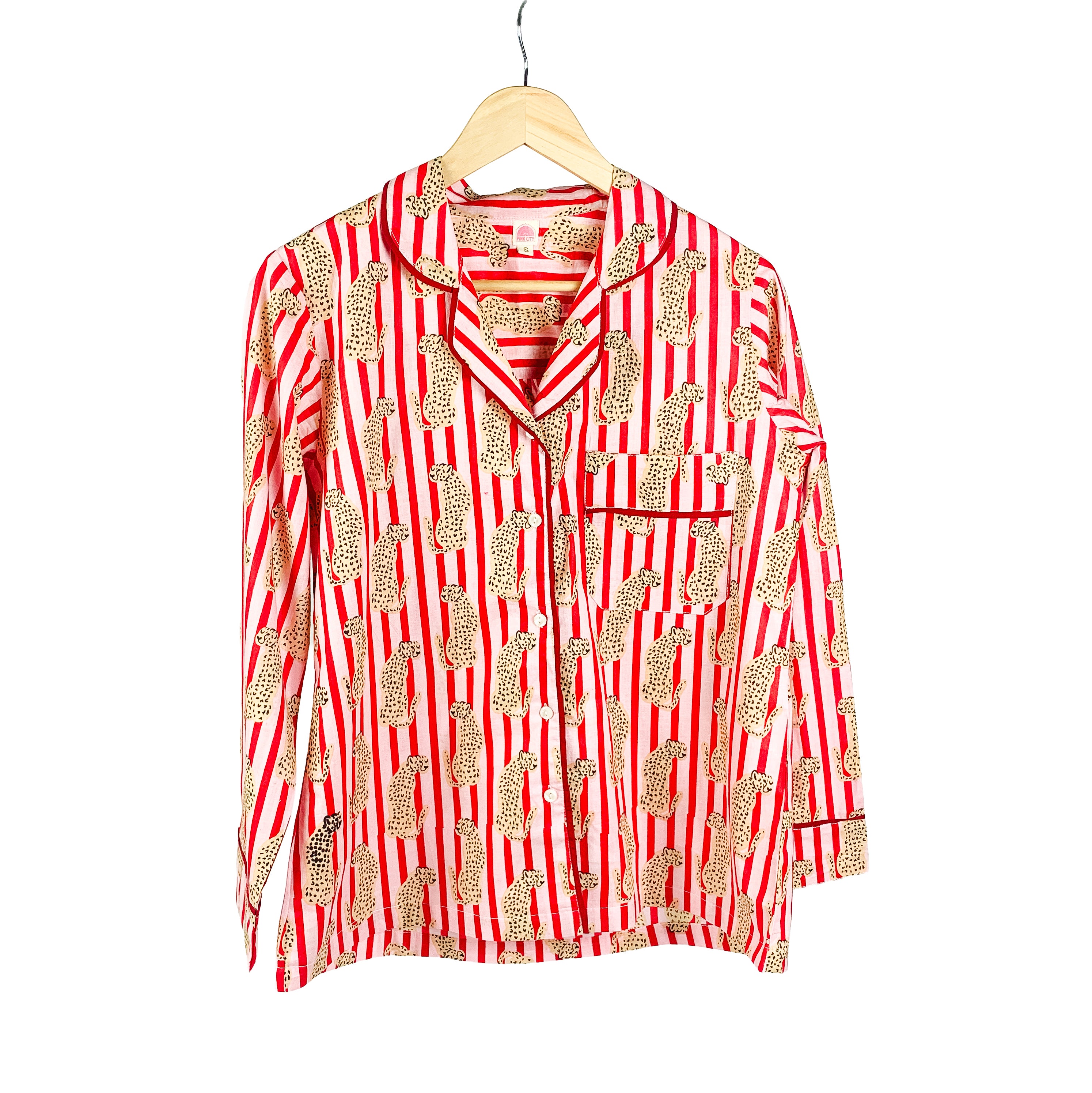 Pink & Red Cheetah Pyjamas