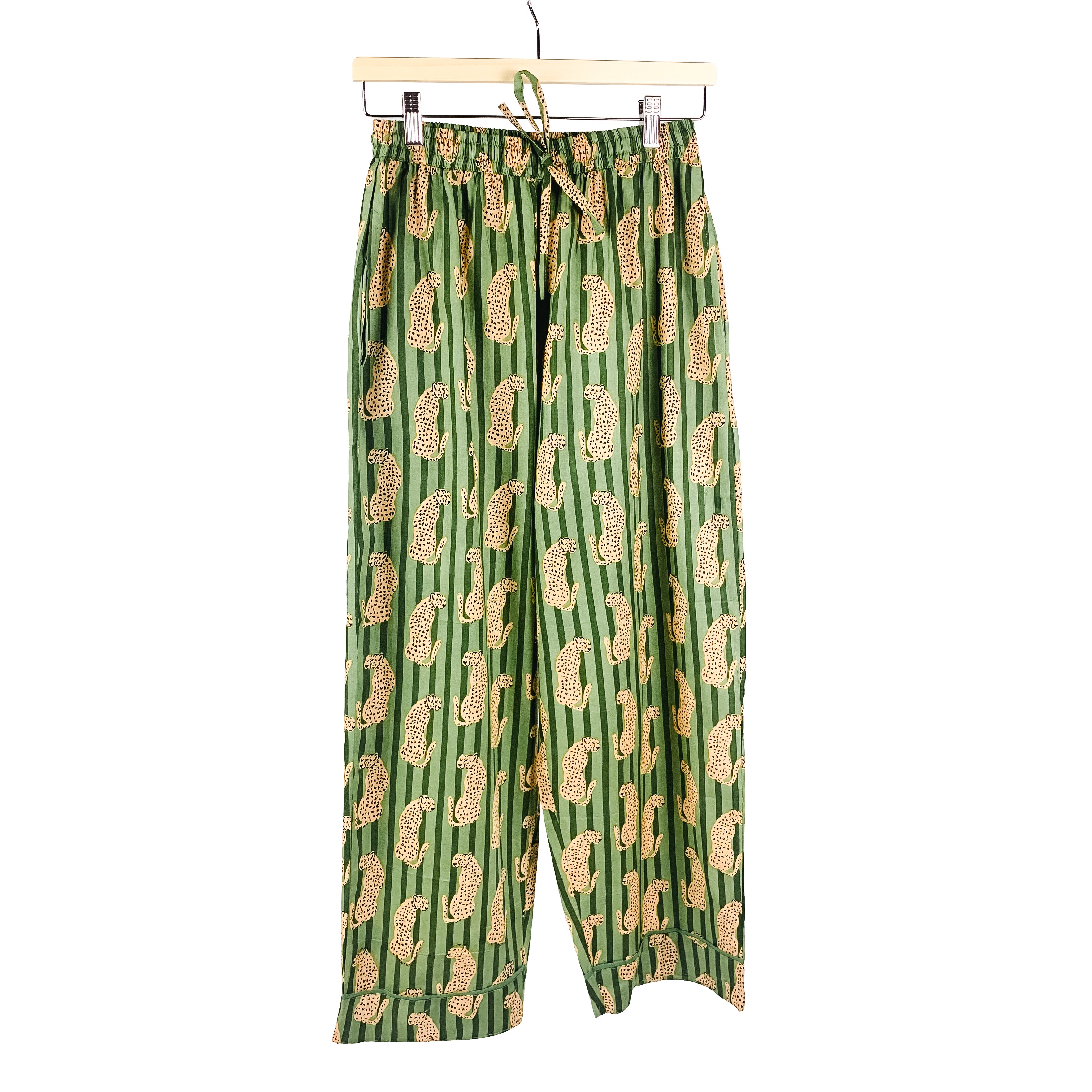 Khaki Green Cheetah Pyjamas