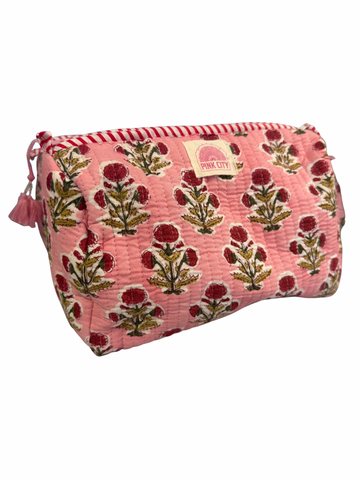 Pink Boota Set of 3 Washbags