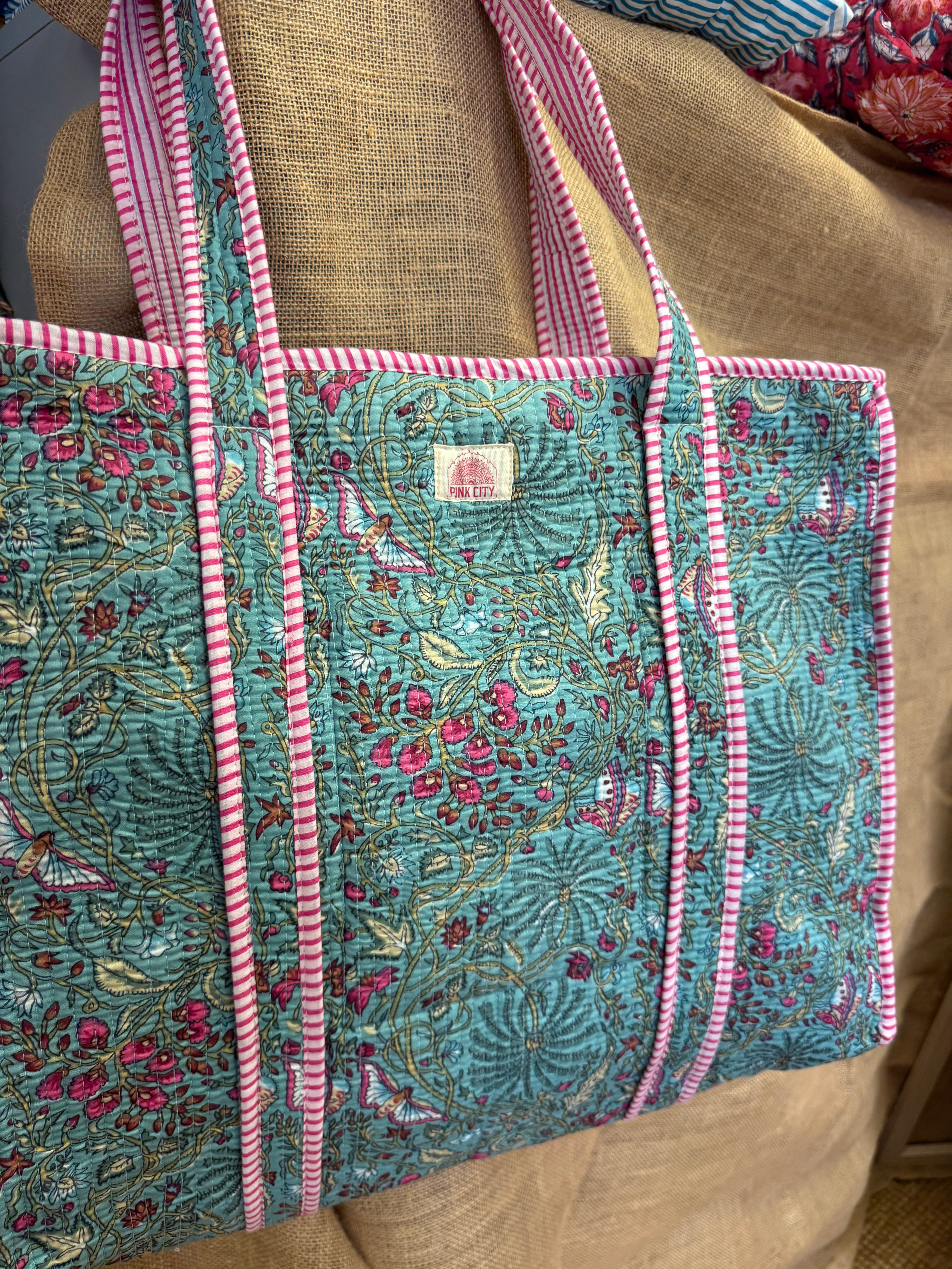 Zipped Songbird Tote