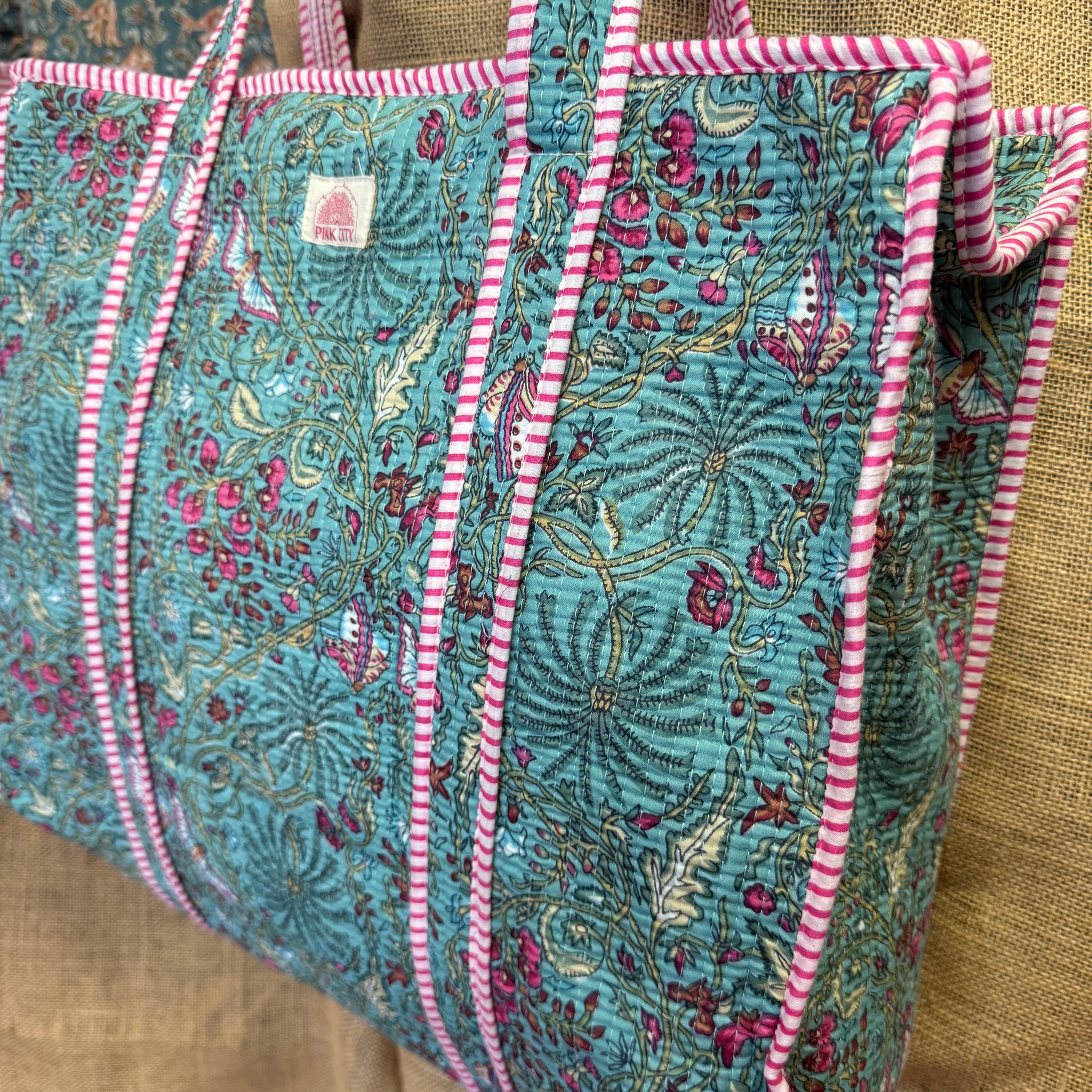 Zipped Songbird Tote