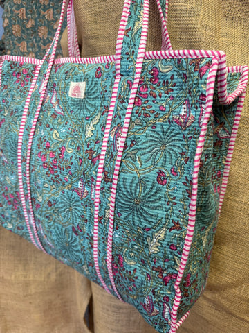 Zipped Songbird Tote