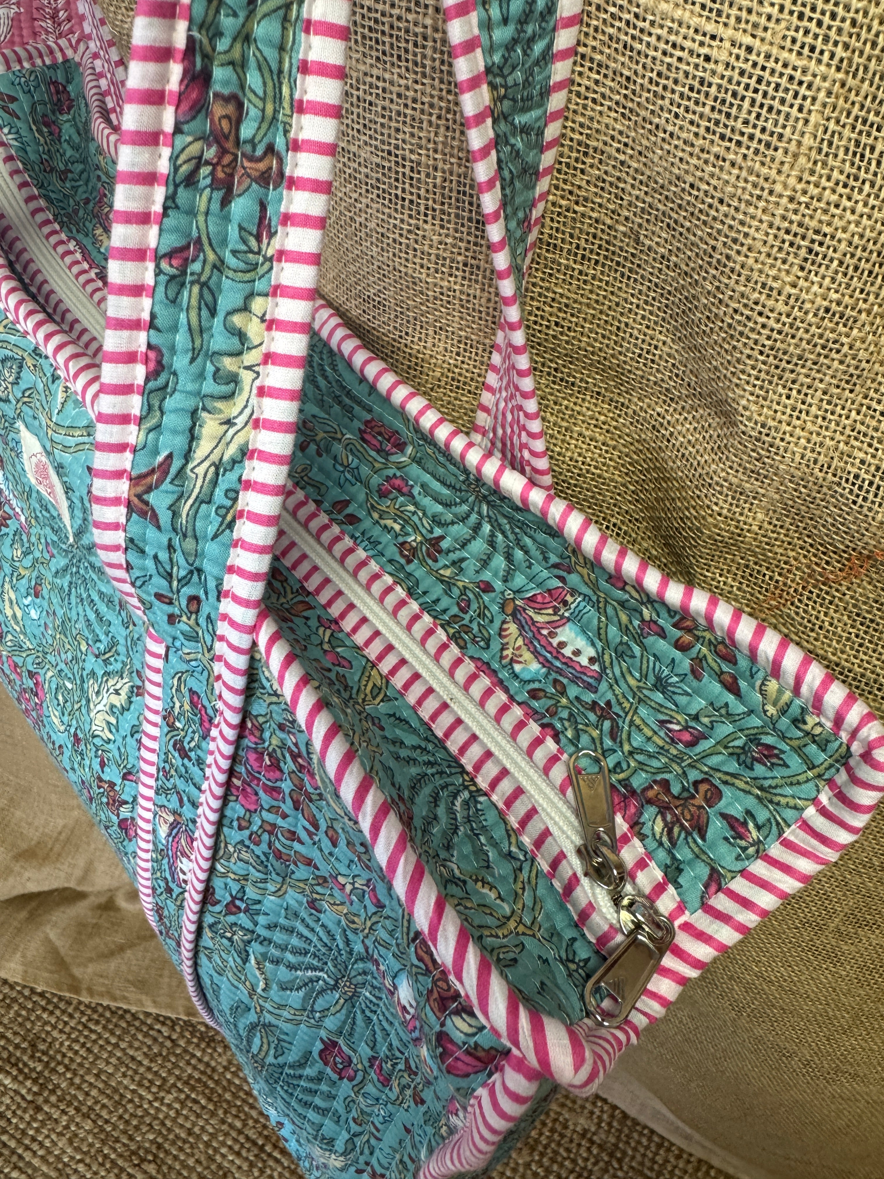 Zipped Songbird Tote