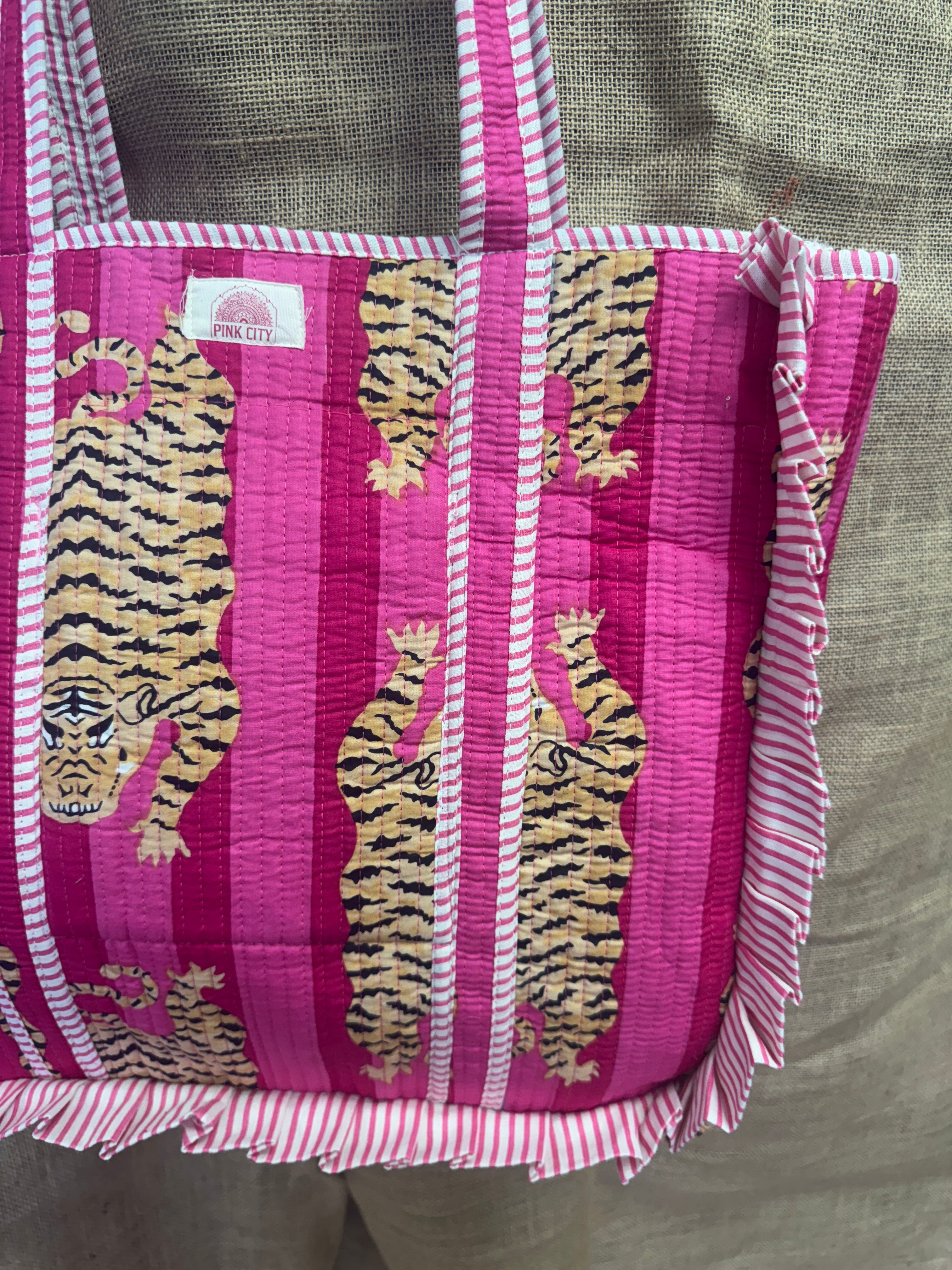 Hot Pink Tibetan Tiger Frill