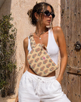 Natural Floral, Indie crossbody bag.