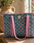 Pink Oasis Large Tote